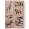 6 Pack: African Animals Wood Stamp Set by Recollections™